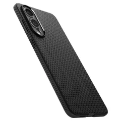 Samsung Galaxy S25 Edge suojakuori musta SPIGEN LIQUID AIR
