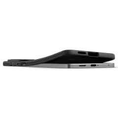 Samsung Galaxy S25 Edge suojakuori musta SPIGEN LIQUID AIR