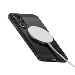 Samsung Galaxy S25 Edge skal svart SPIGEN TOUGH ARMOR MAGSAFE
