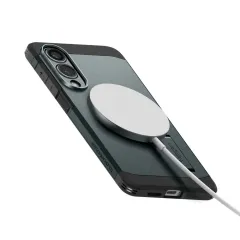 Samsung Galaxy S25 Edge case green SPIGEN TOUGH ARMOR MAGSAFE
