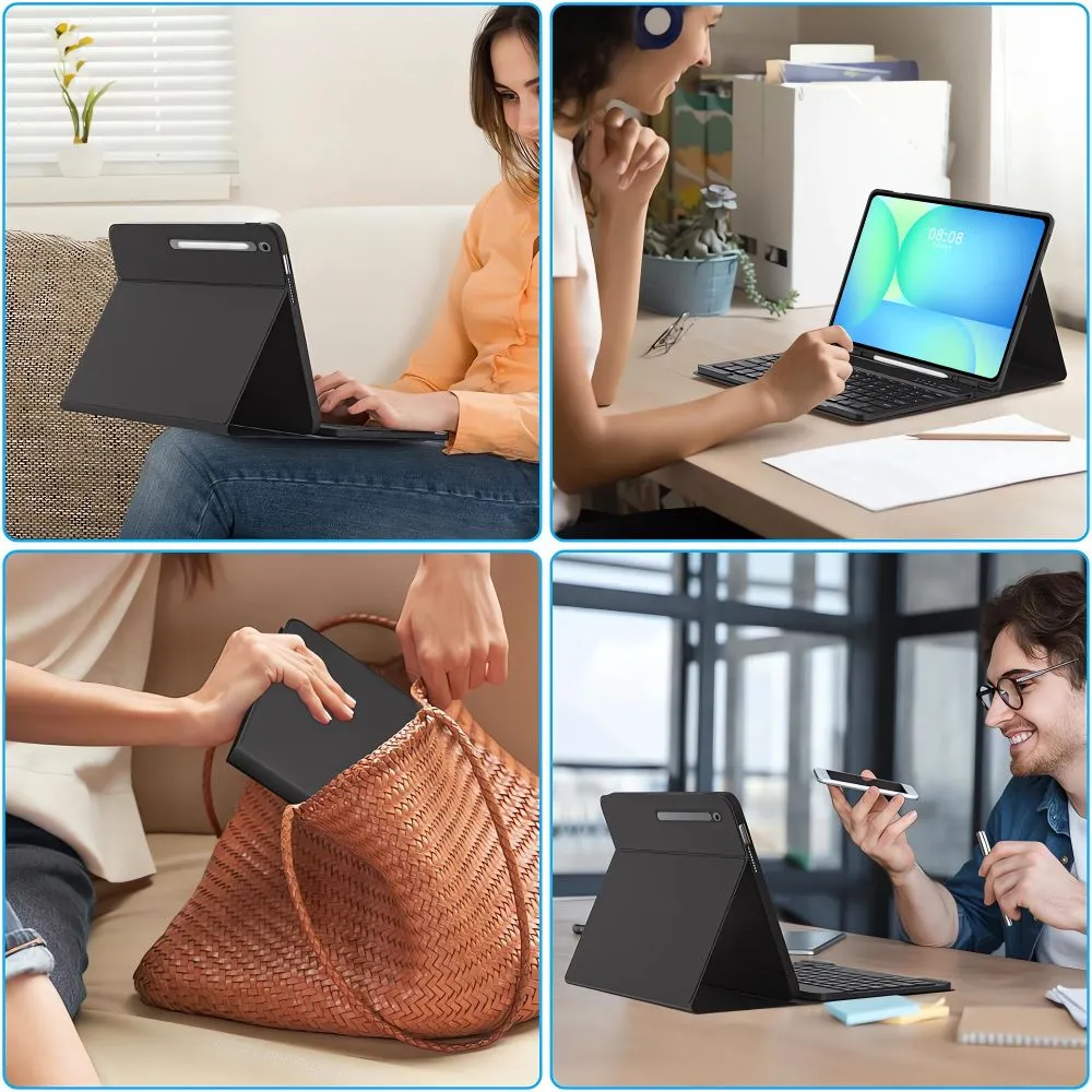 Samsung Galaxy Tab  tahvelarvuti ümbris must TECH-PROTECT SC PEN + KEYBOARD S10 FE+ 13.1 X620 / X626B