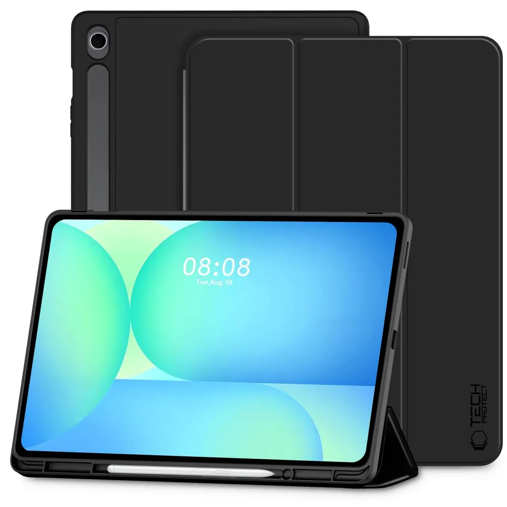 Samsung Galaxy Tab Planšetės dėklas Juoda TECH-PROTECT SC PEN S10 FE+ 13.1 X620 / X626B