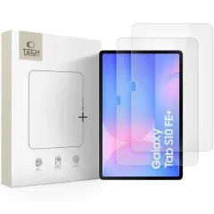 Galaxy Tab Galaxy Tab S10 FE Plus aizsargstikls TECH-PROTECT GLASS FIT+ 2-PACK Samsung Galaxy Tab S10 FE Plus 13.1 X620 / X626B