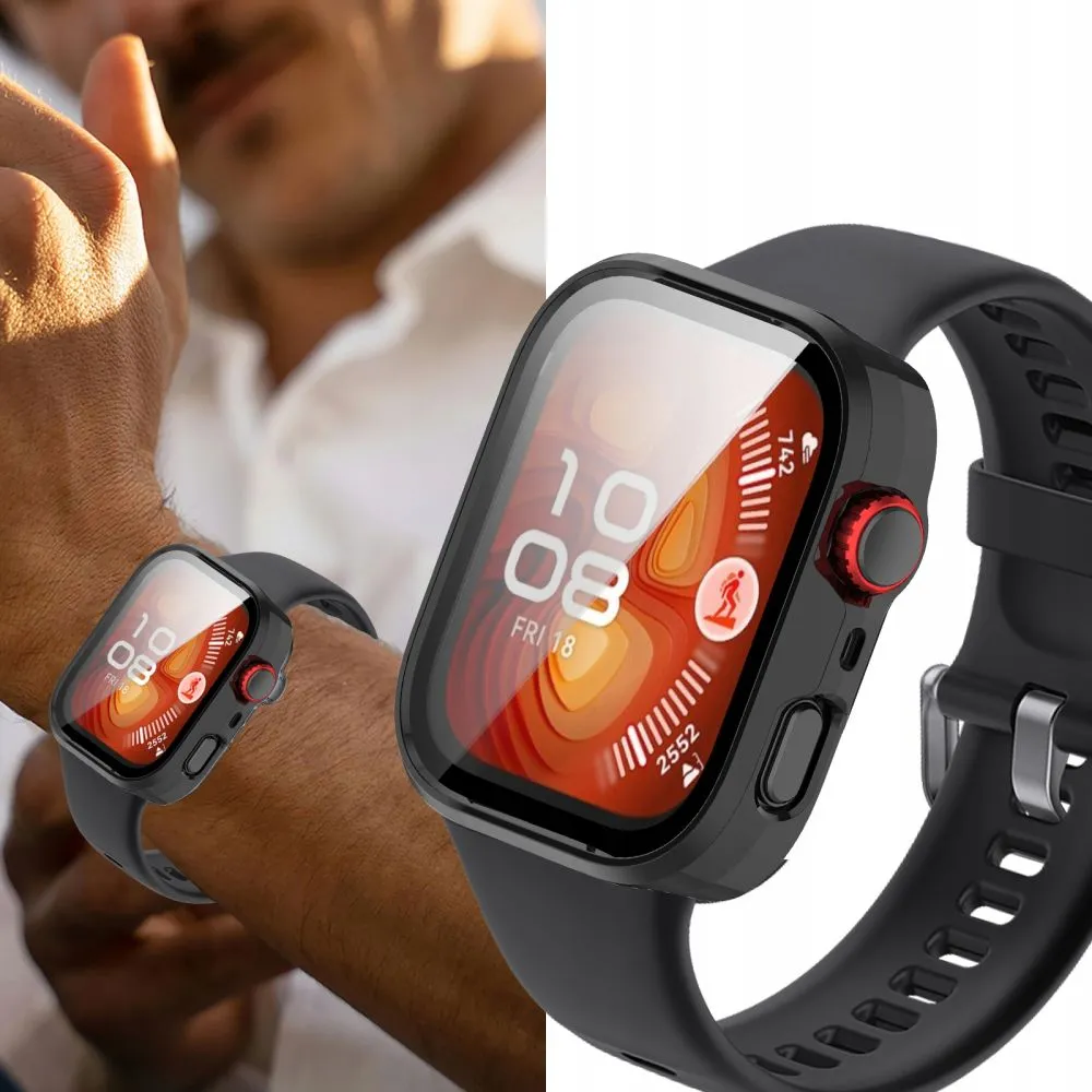 Huawei Watch Fit 4 vāciņš melns TECH-PROTECT DEFENSE