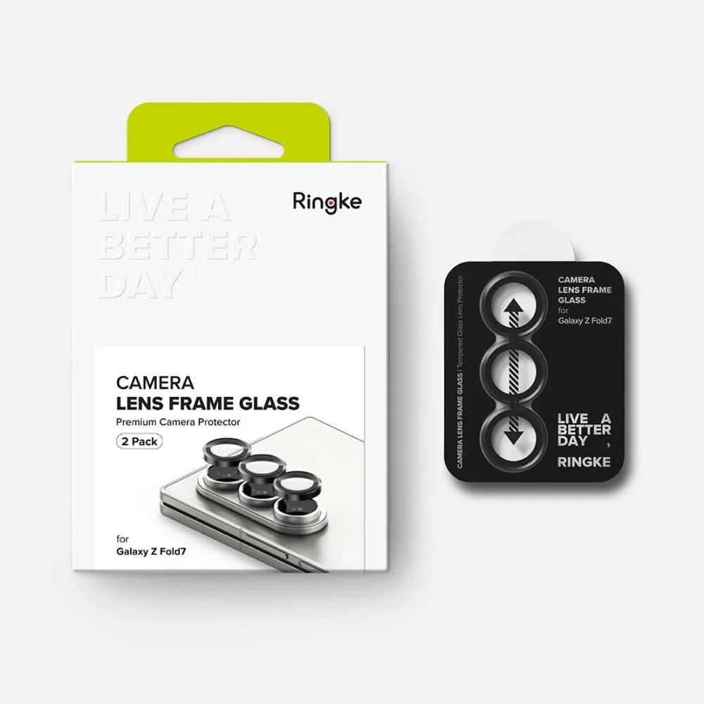 Samsung Galaxy Z Fold 7 Tempered glass  RINGKE CAMERA FRAME PROTECTOR 2-PACK