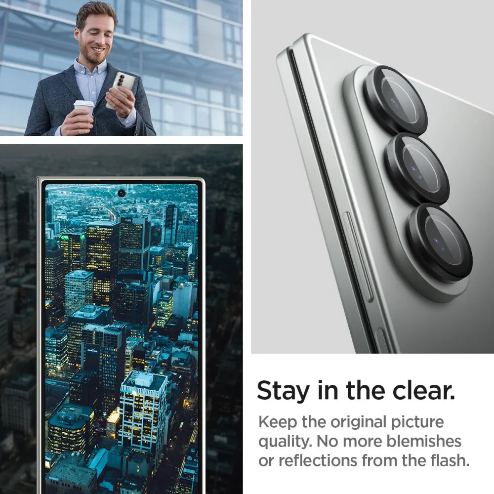Samsung Galaxy Z Fold 7 Tempered glass  SPIGEN OPTIK PRO HD GLAS.TR ”EZ FIT” CAMERA PROTECTOR 2-PACK