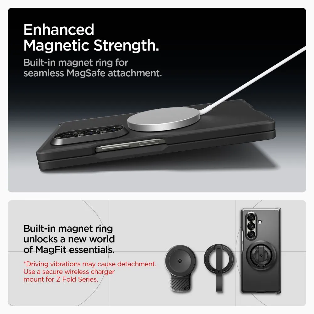 Samsung Galaxy Z Fold 7 чехол черный SPIGEN TOUGH ARMOR PRO MAG MAGSAFE