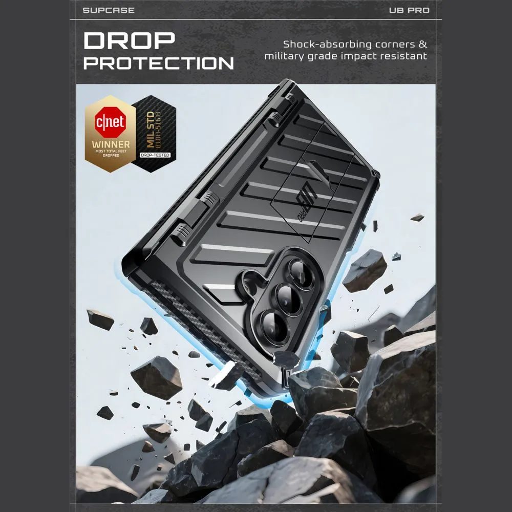 Samsung Galaxy Z Fold 7 dėklas Juoda SUPCASE UNICORN BEETLE PRO