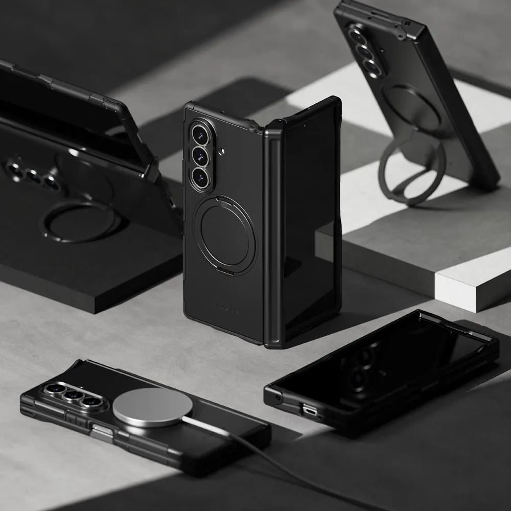Samsung Galaxy Z Fold 7 ümbris must RINGKE ALLES MAGNETIC MAGSAFE