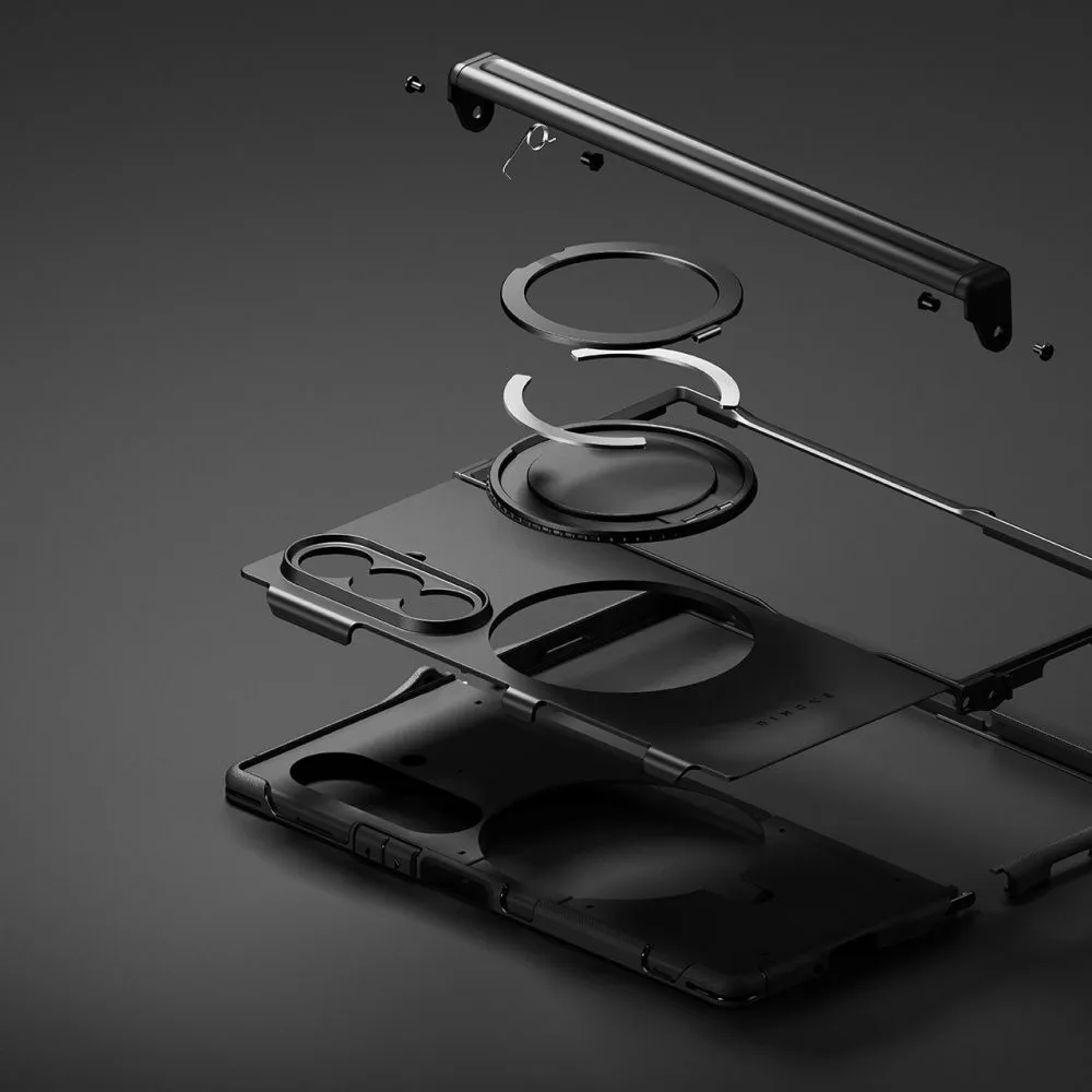 Samsung Galaxy Z Fold 7 ümbris must RINGKE ALLES MAGNETIC MAGSAFE