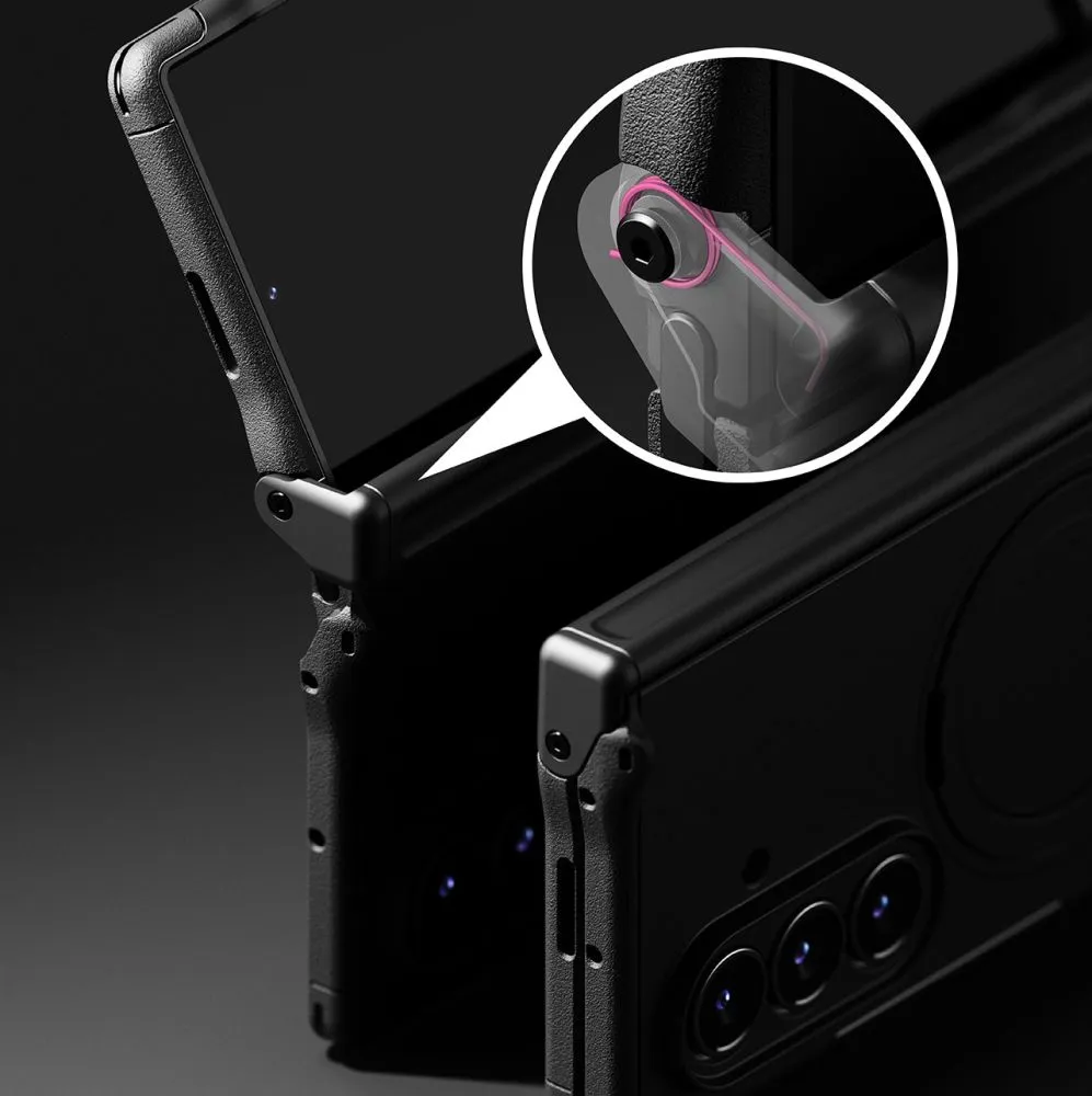 Samsung Galaxy Z Fold 7 ümbris must RINGKE ALLES MAGNETIC MAGSAFE