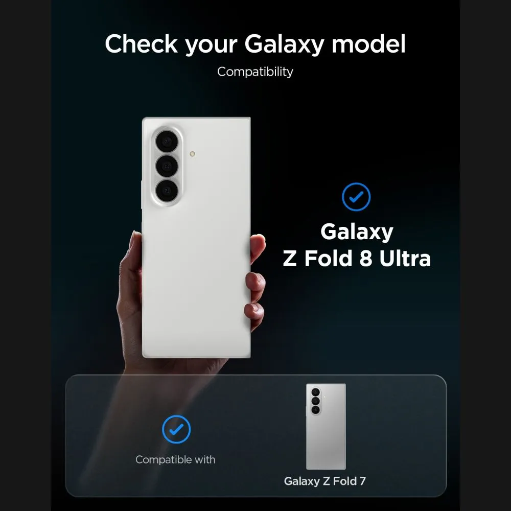 Samsung Galaxy Z Fold 7 Screen Protector SPIGEN GLAS.TR EZ FIT PRO PRIVACY 2-PACK