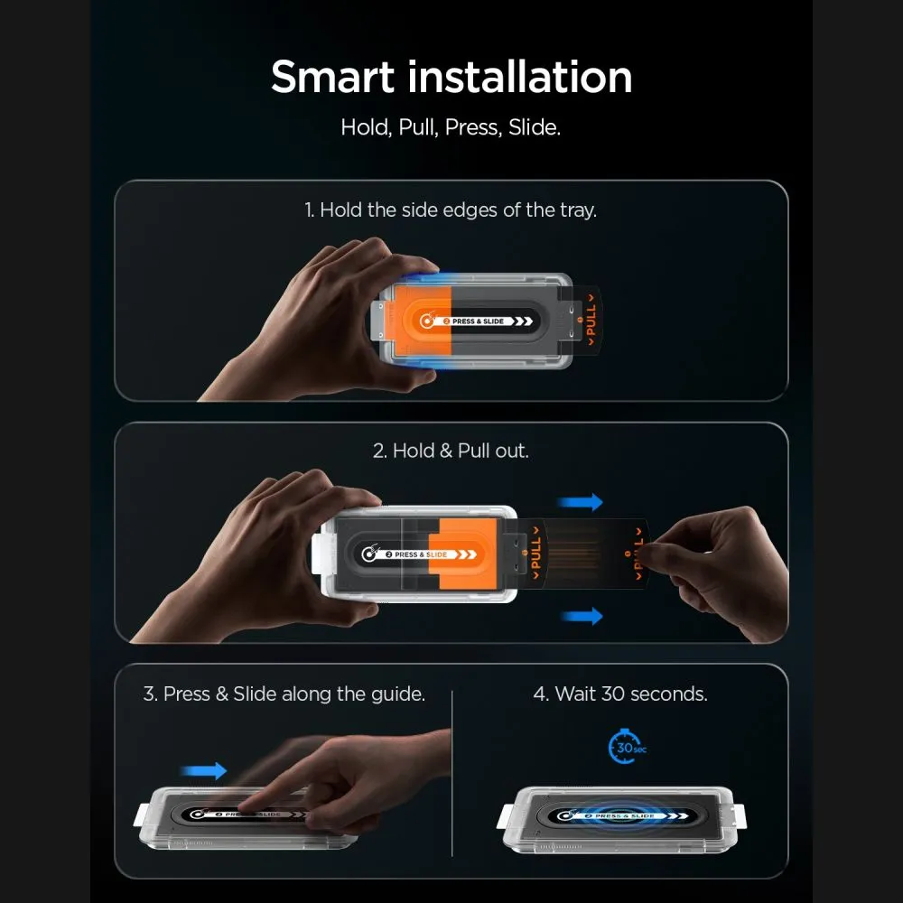 Samsung Galaxy Z Fold 7 Screen Protector SPIGEN GLAS.TR EZ FIT PRO PRIVACY 2-PACK