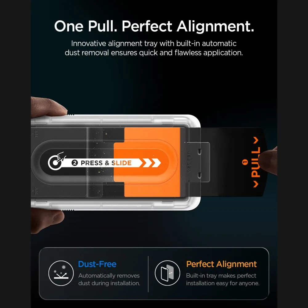 Samsung Galaxy Z Fold 7 Screen Protector SPIGEN GLAS.TR EZ FIT PRO PRIVACY 2-PACK