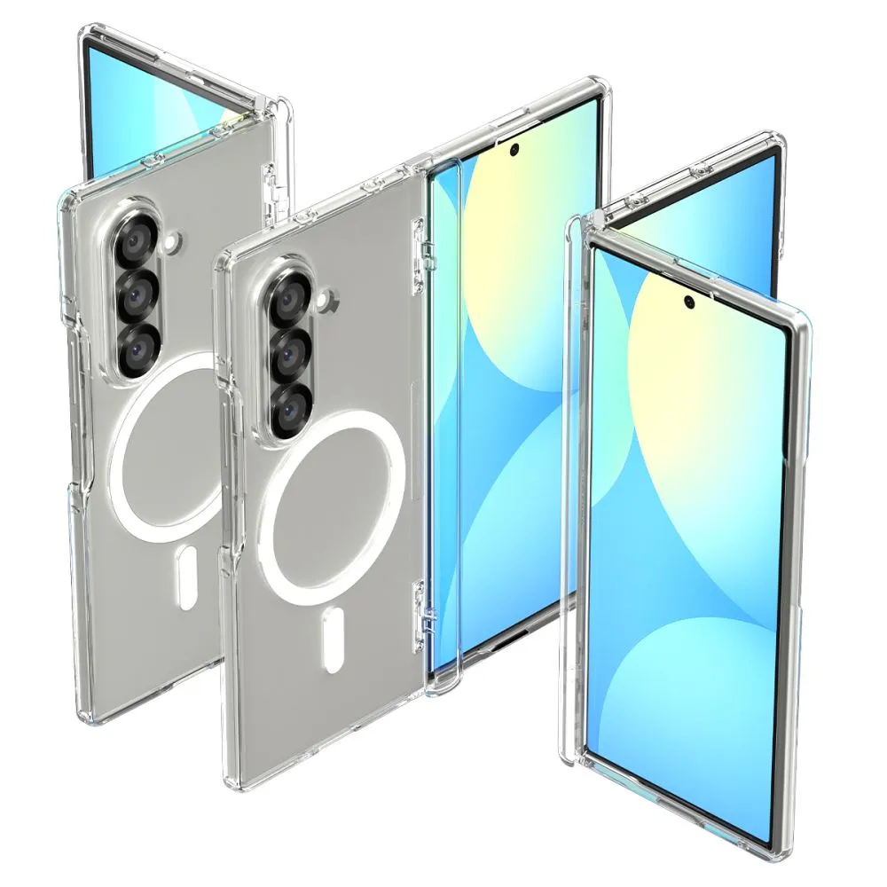 Samsung Galaxy Z Fold 7 чехол прозрачный SPIGEN ULTRA HYBRID PRO MAG MAGSAFE