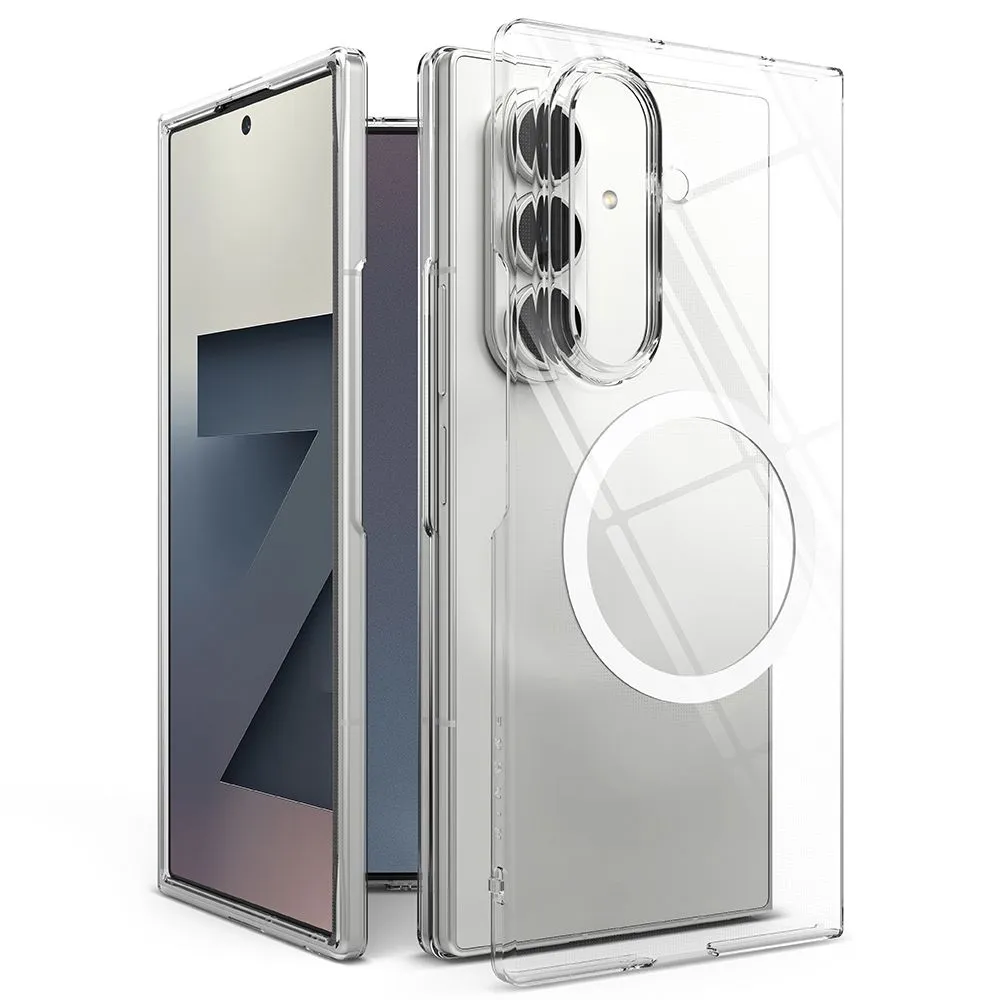 Samsung Galaxy Z Fold 7 vāciņš caurspīdīgs RINGKE SLIM MAGNETIC MAGSAFE