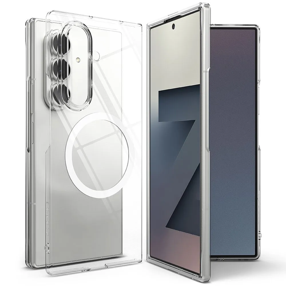 Samsung Galaxy Z Fold 7 vāciņš caurspīdīgs RINGKE SLIM MAGNETIC MAGSAFE