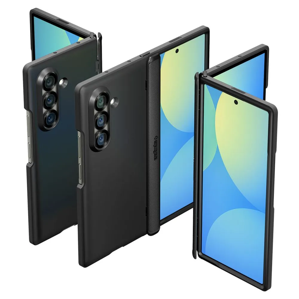 Samsung Galaxy Z Fold 7 vāciņš melns SPIGEN SLIM ARMOR PRO MAG MAGSAFE
