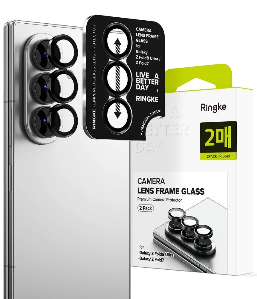 Samsung Galaxy Z Fold 7 Ekraanikaitsed RINGKE CAMERA FRAME 2-PACK
