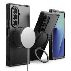 Samsung Galaxy Z Fold 7 ümbris must RINGKE ALLES MAGNETIC MAGSAFE