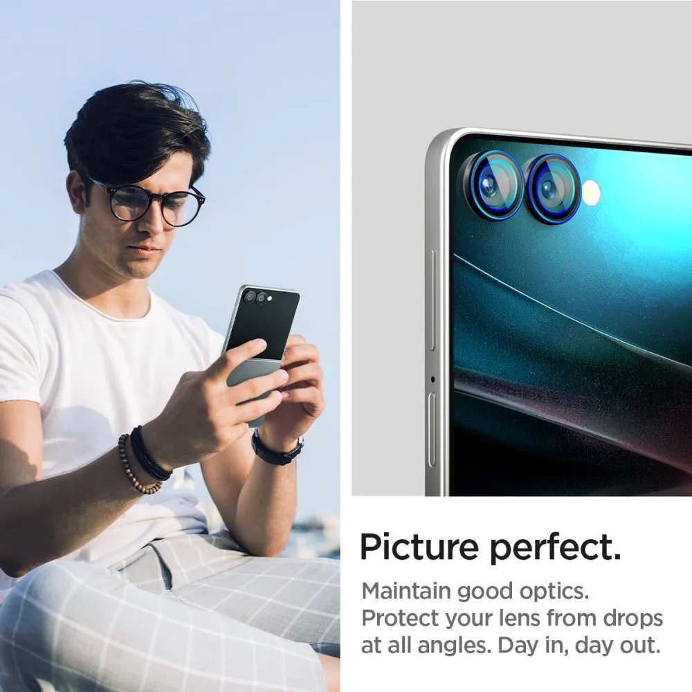 Samsung Galaxy Z Flip 7 защитное стекло  SPIGEN OPTIK PRO HD GLAS.TR ”EZ FIT” CAMERA PROTECTOR 2-PACK