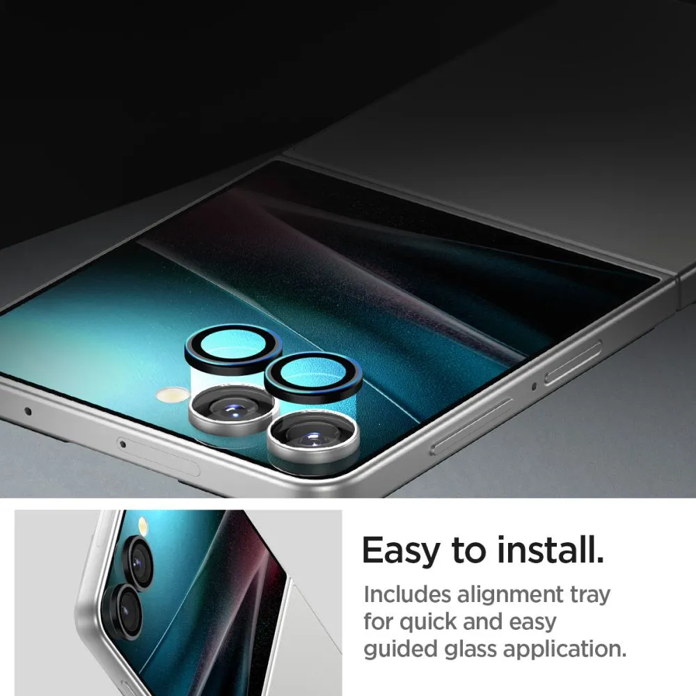 Samsung Galaxy Z Flip 7 защитное стекло  SPIGEN OPTIK PRO HD GLAS.TR ”EZ FIT” CAMERA PROTECTOR 2-PACK