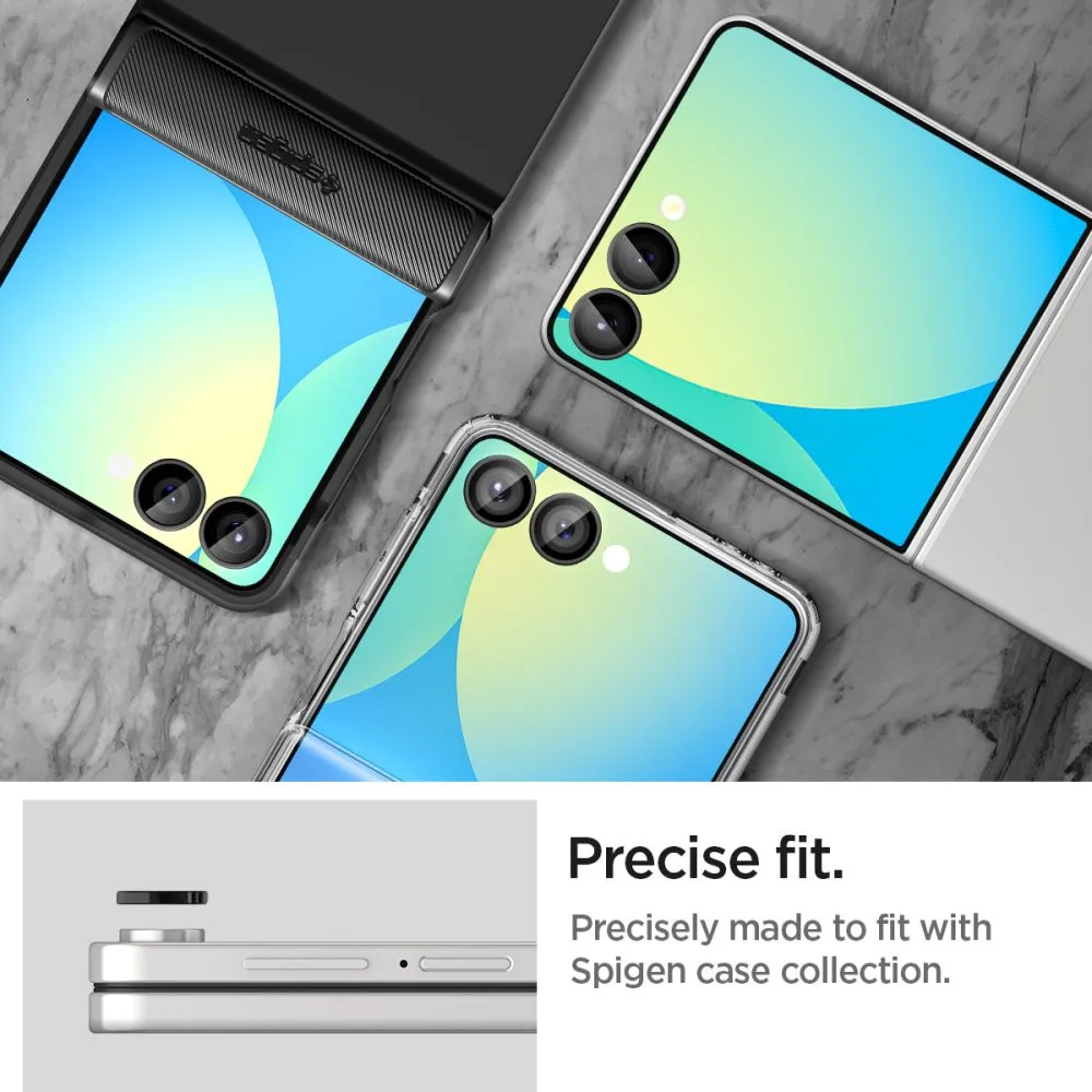 Samsung Galaxy Z Flip 7 защитное стекло  SPIGEN OPTIK PRO HD GLAS.TR ”EZ FIT” CAMERA PROTECTOR 2-PACK