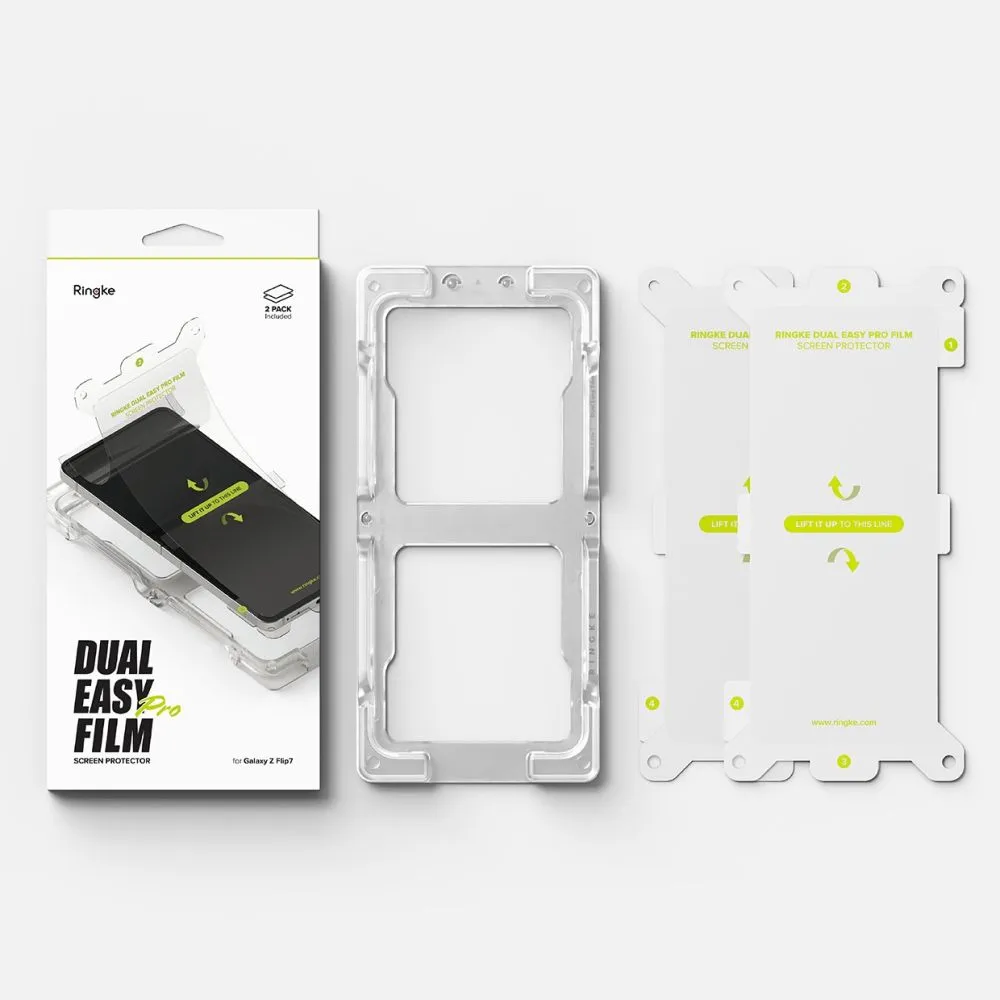 Samsung Galaxy Z Flip 7 Tempered glass  RINGKE DUAL EASY PRO 2-PACK