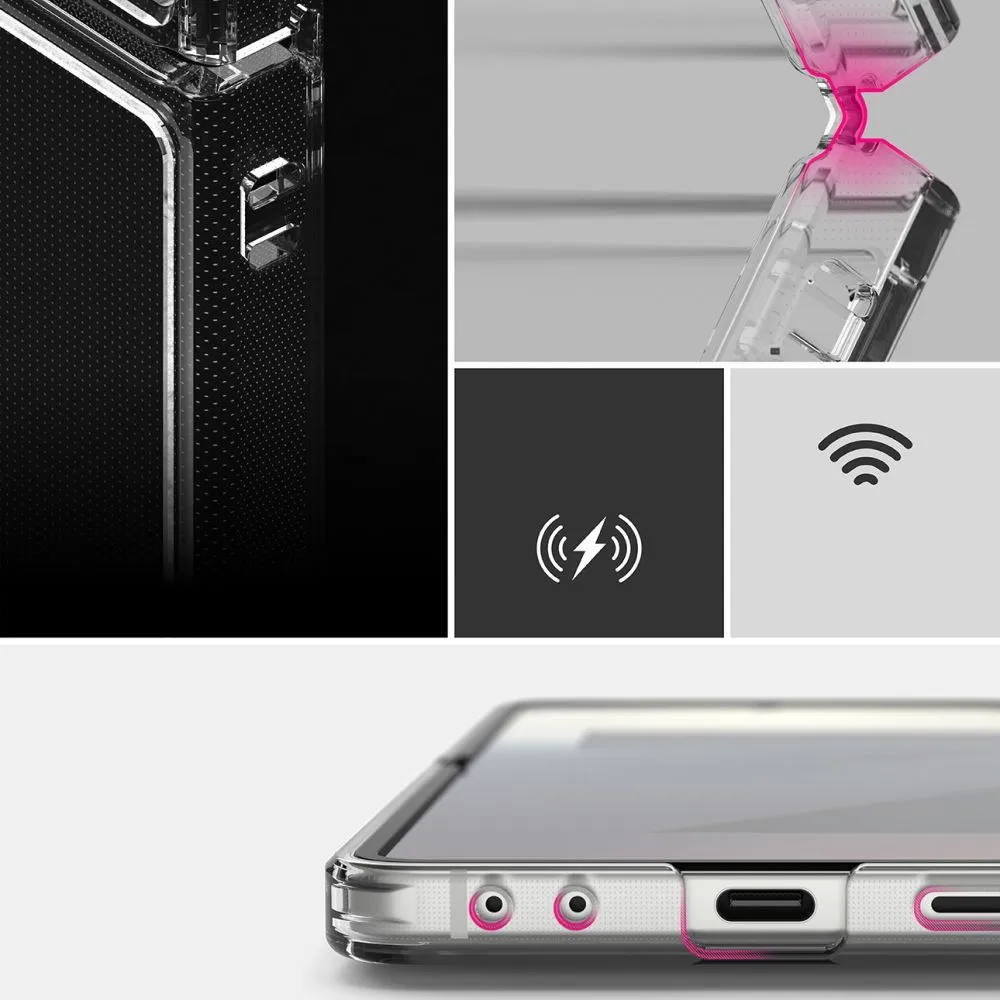 Samsung Galaxy Z Flip 7 чехол прозрачный RINGKE FUSION
