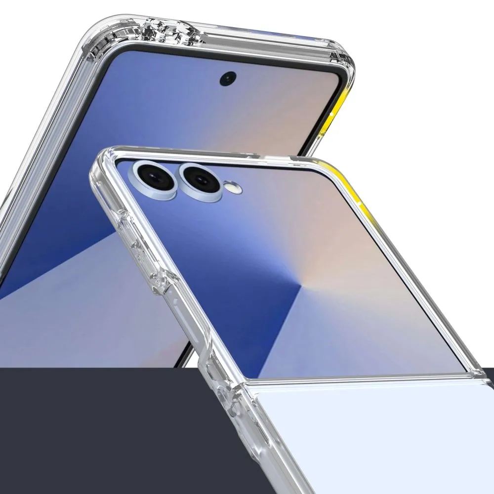 Samsung Galaxy Z Flip 7 чехол прозрачный TECH-PROTECT FLEXAIR HYBRID