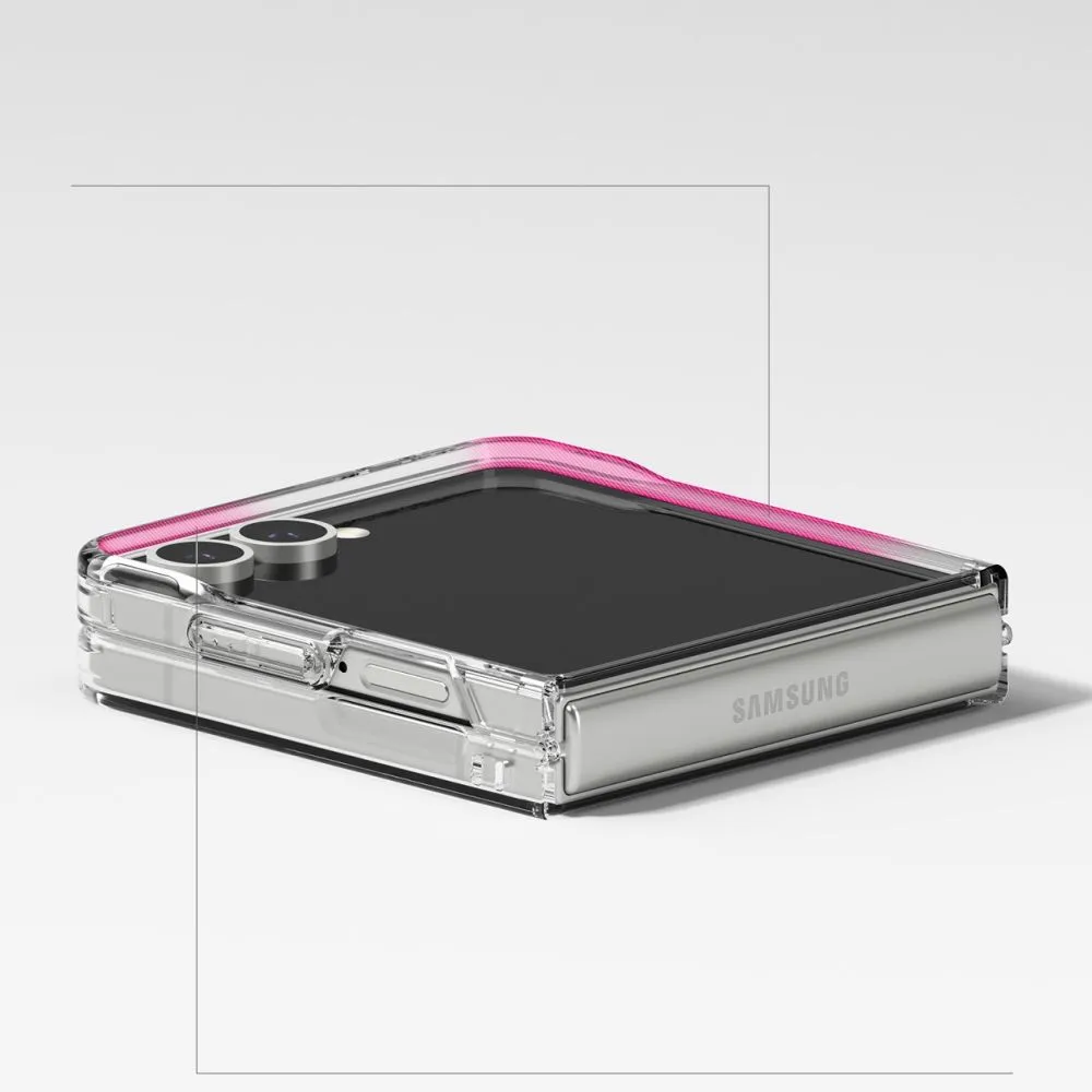 Samsung Galaxy Z Flip 7 suojakuori läpinäkyvä RINGKE FUSION MAGNETIC MAGSAFE