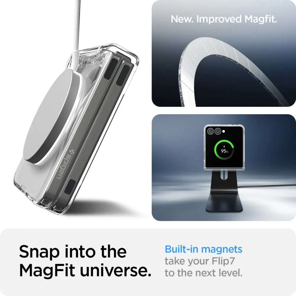 Samsung Galaxy Z Flip 7 чехол прозрачный SPIGEN AIRSKIN MAG MAGSAFE