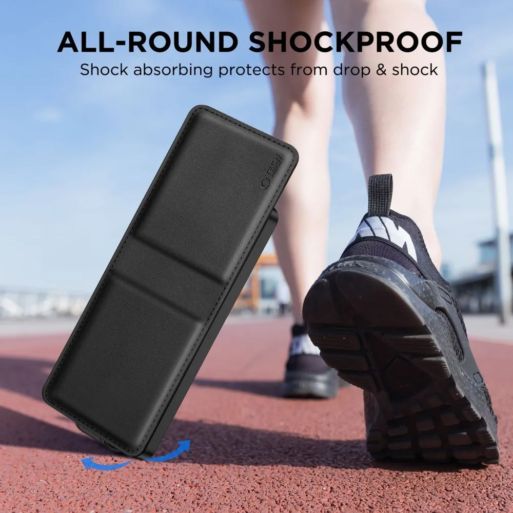 Samsung Galaxy Z Flip 7 case black TECH-PROTECT WALLET