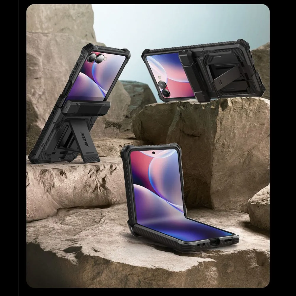 Samsung Galaxy Z Flip 7 чехол черный SUPCASE IBLSN ARMORBOX