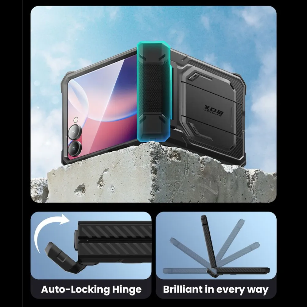 Samsung Galaxy Z Flip 7 чехол черный SUPCASE IBLSN ARMORBOX