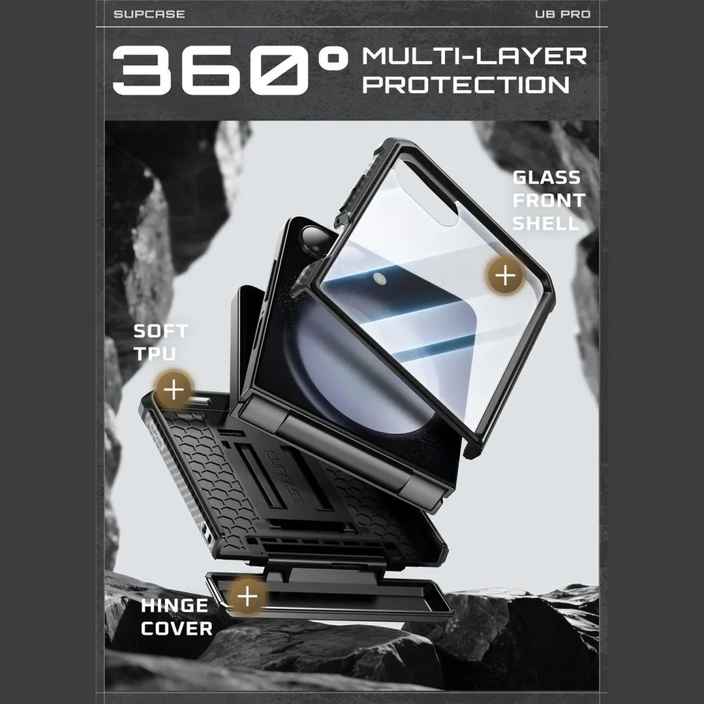 Samsung Galaxy Z Flip 7 case black SUPCASE UNICORN BEETLE PRO