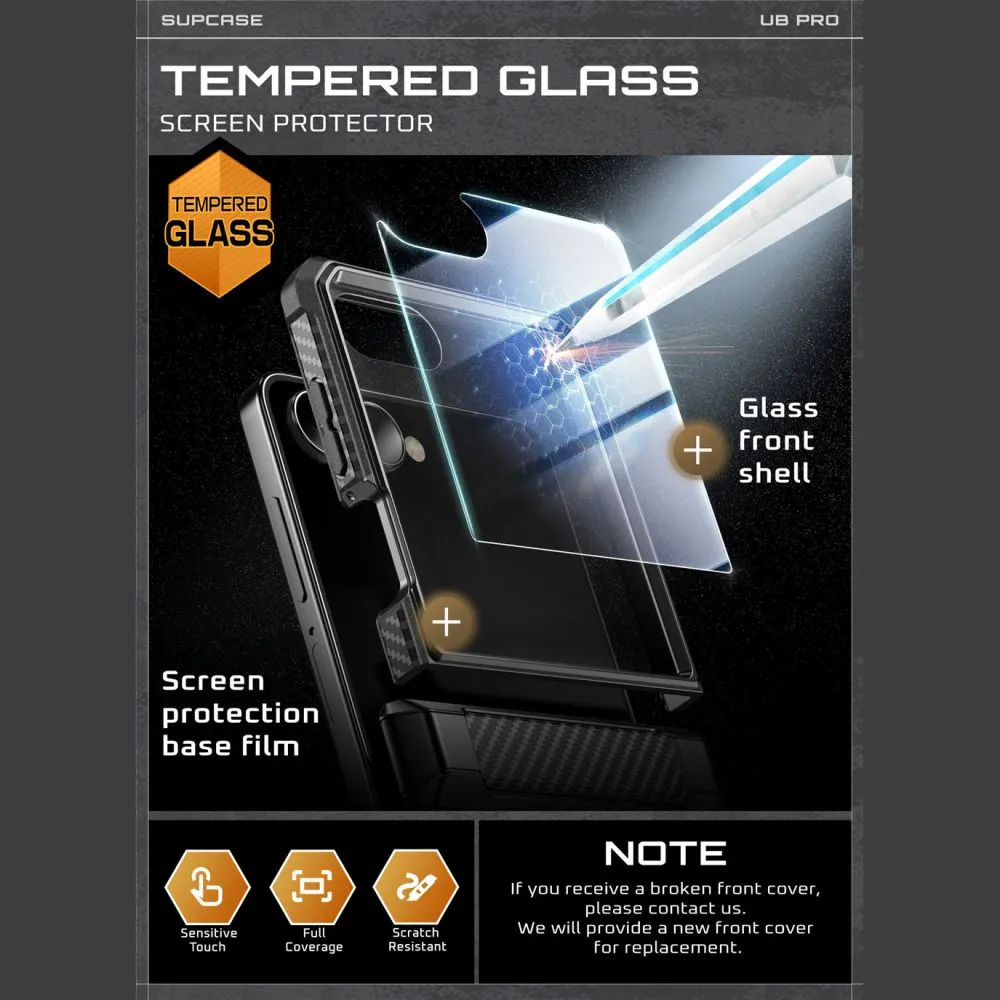 Samsung Galaxy Z Flip 7 case black SUPCASE UNICORN BEETLE PRO