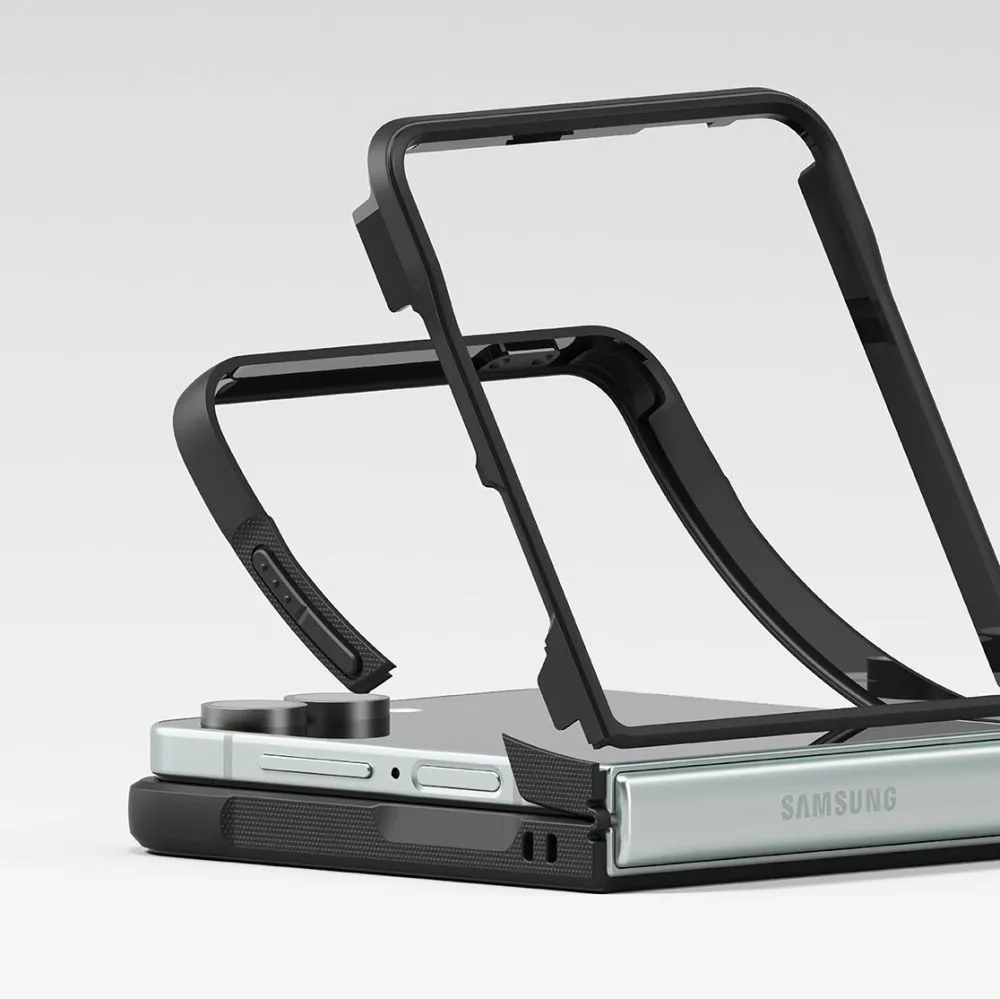 Samsung Galaxy Z Flip 7 ümbris must RINGKE ONYX