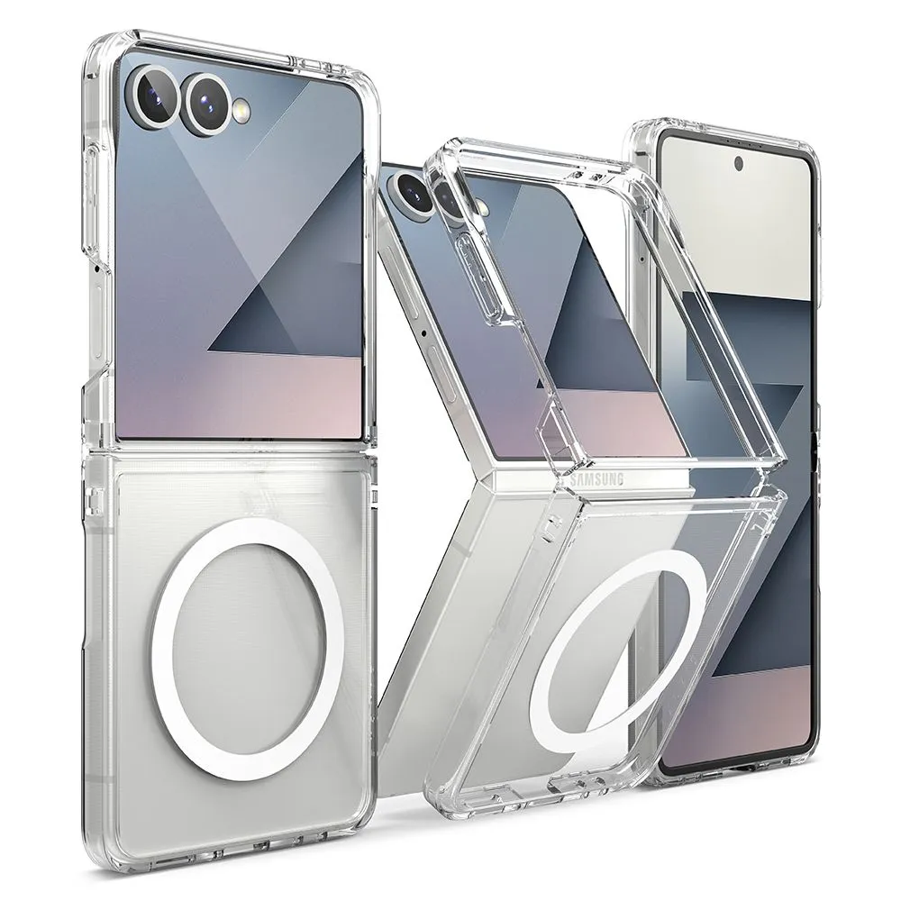 Samsung Galaxy Z Flip 7 чехол прозрачный RINGKE FUSION MAGNETIC MAGSAFE