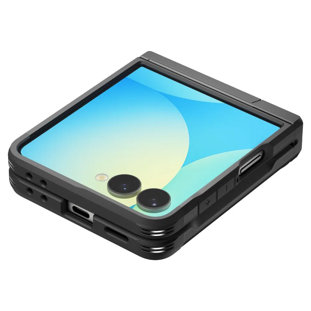 Samsung Galaxy Z Flip 7 чехол черный SPIGEN TOUGH ARMOR PRO MAG MAGSAFE