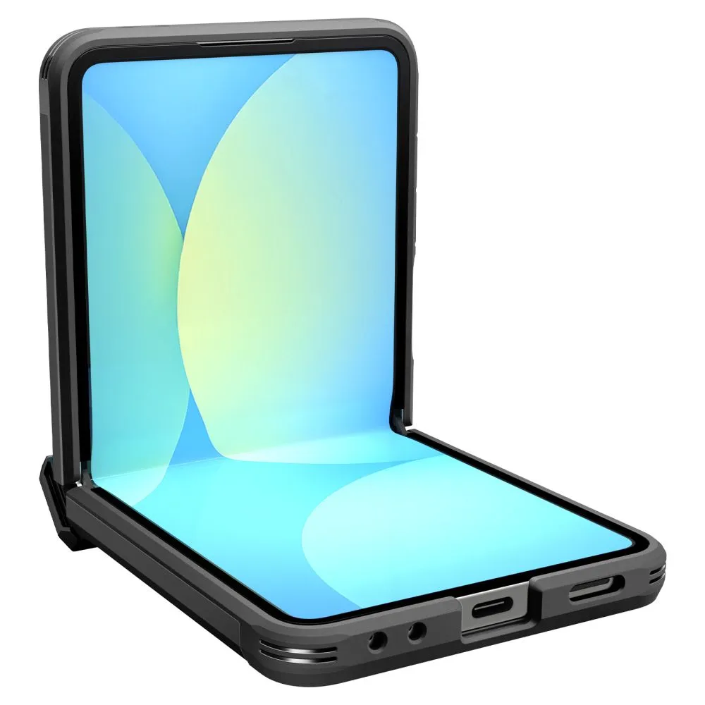 Samsung Galaxy Z Flip 7 чехол черный SPIGEN TOUGH ARMOR PRO MAG MAGSAFE