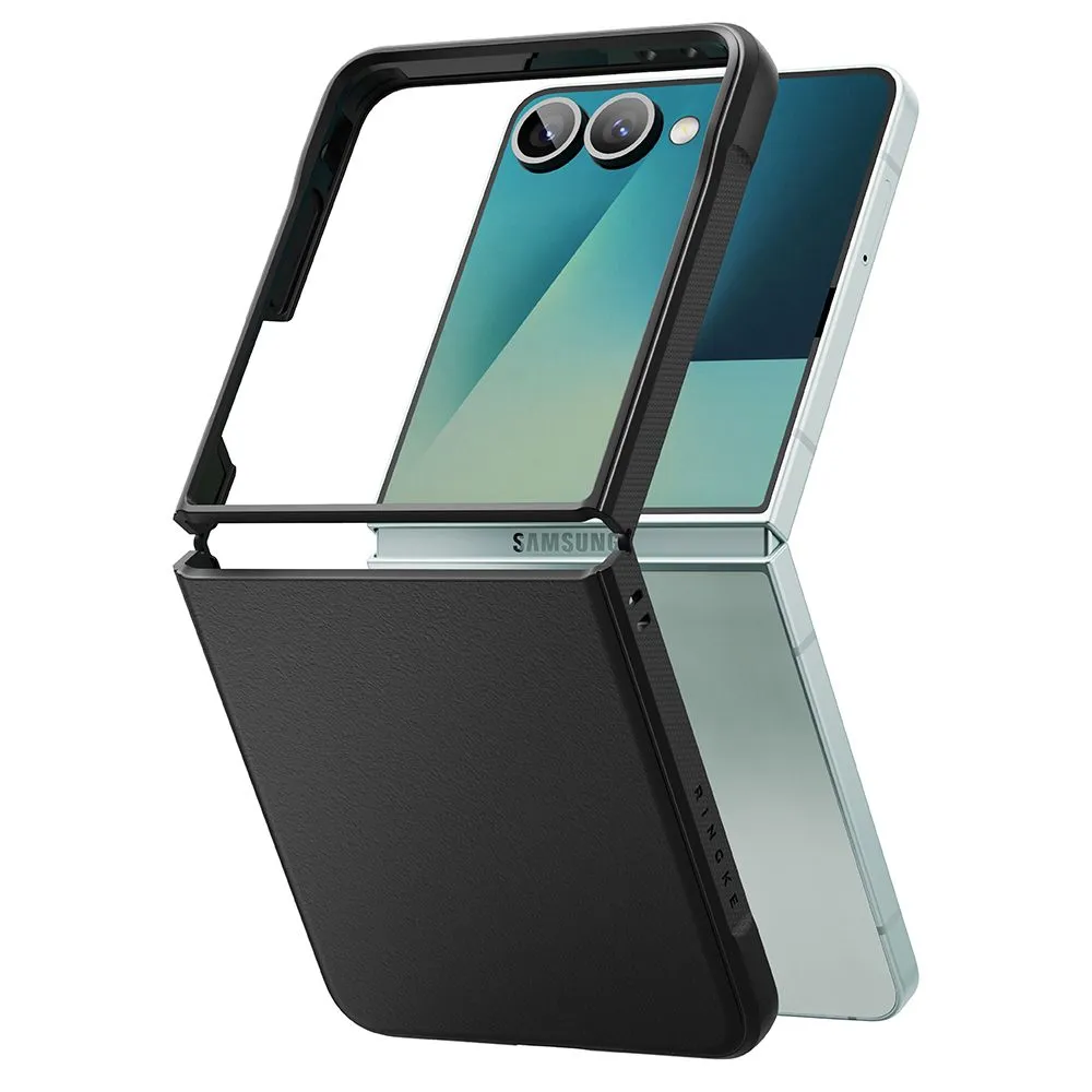 Samsung Galaxy Z Flip 7 ümbris must RINGKE ONYX