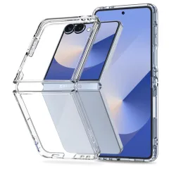 Samsung Galaxy Z Flip 7 чехол прозрачный TECH-PROTECT FLEXAIR HYBRID