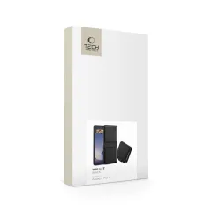 Samsung Galaxy Z Flip 7 case black TECH-PROTECT WALLET