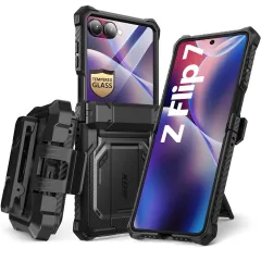 Samsung Galaxy Z Flip 7 чехол черный SUPCASE IBLSN ARMORBOX