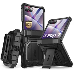 Samsung Galaxy Z Flip 7 чехол черный SUPCASE IBLSN ARMORBOX