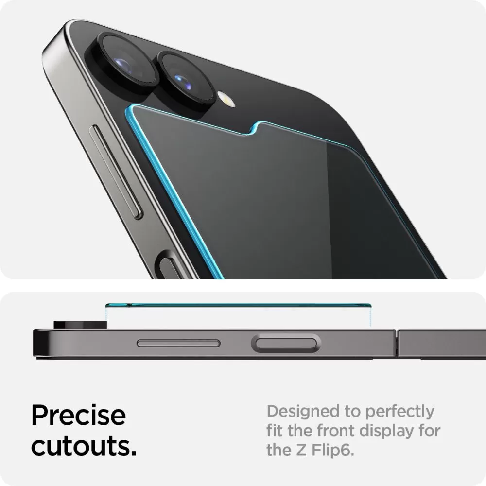 Samsung Galaxy Z Flip 7 FE защитное стекло  SPIGEN GLAS.TR ”EZ FIT” 2-PACK