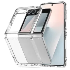 Samsung Galaxy Z Flip 7 FE ümbris läbipaistev TECH-PROTECT FLEXAIR HYBRID