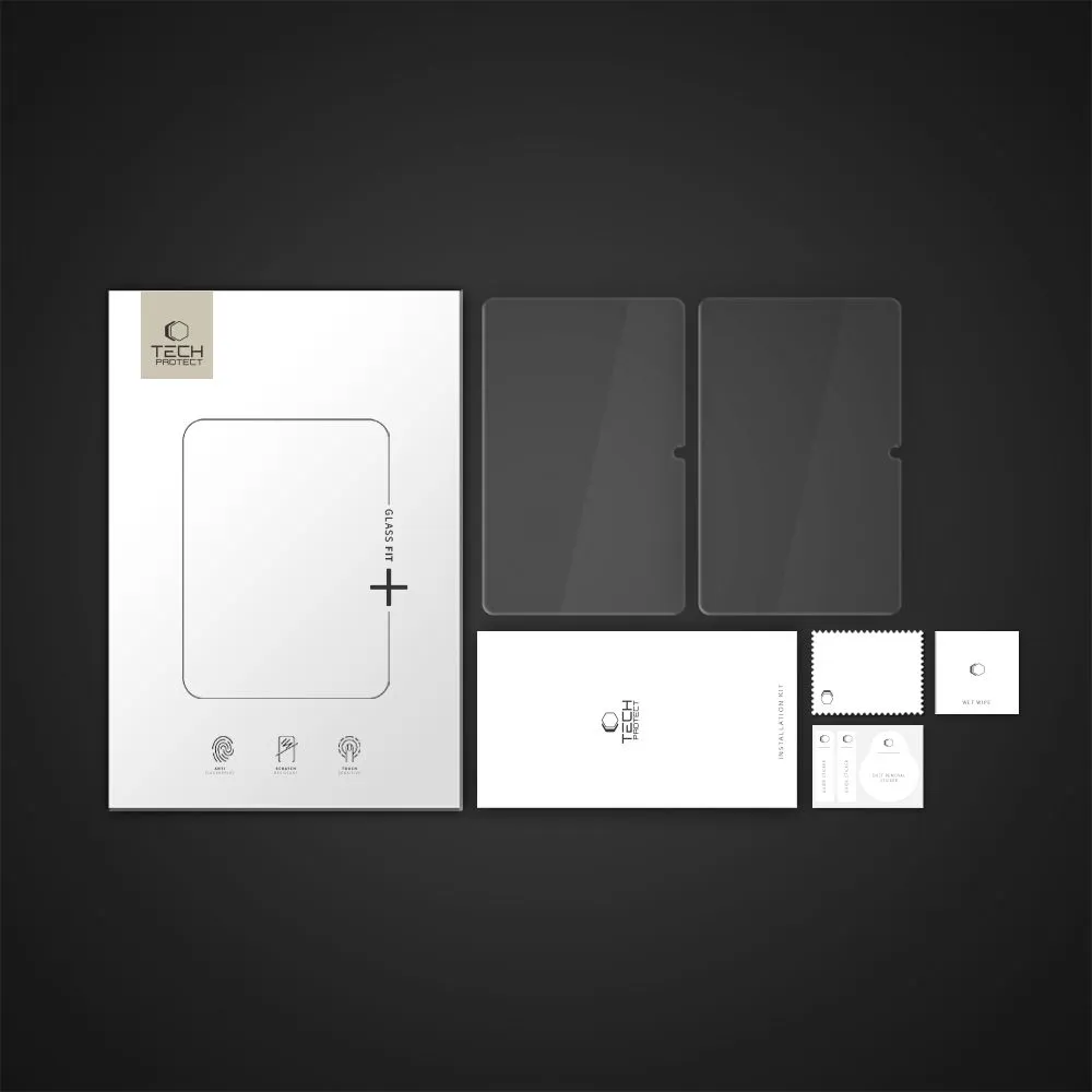Samsung Galaxy Tab S10 FE aizsargstikls TECH-PROTECT GLASS FIT+ 2-PACK 10.9