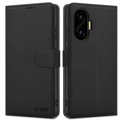 Xiaomi Poco F7 5G fodral svart TECH-PROTECT WALLET